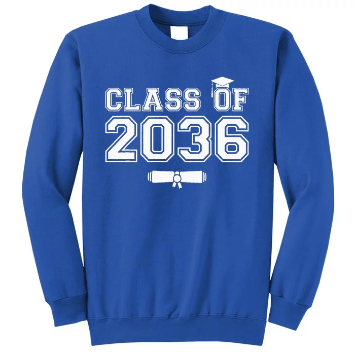 Class Of 2036 Grow With Me Tall Sweatshirt