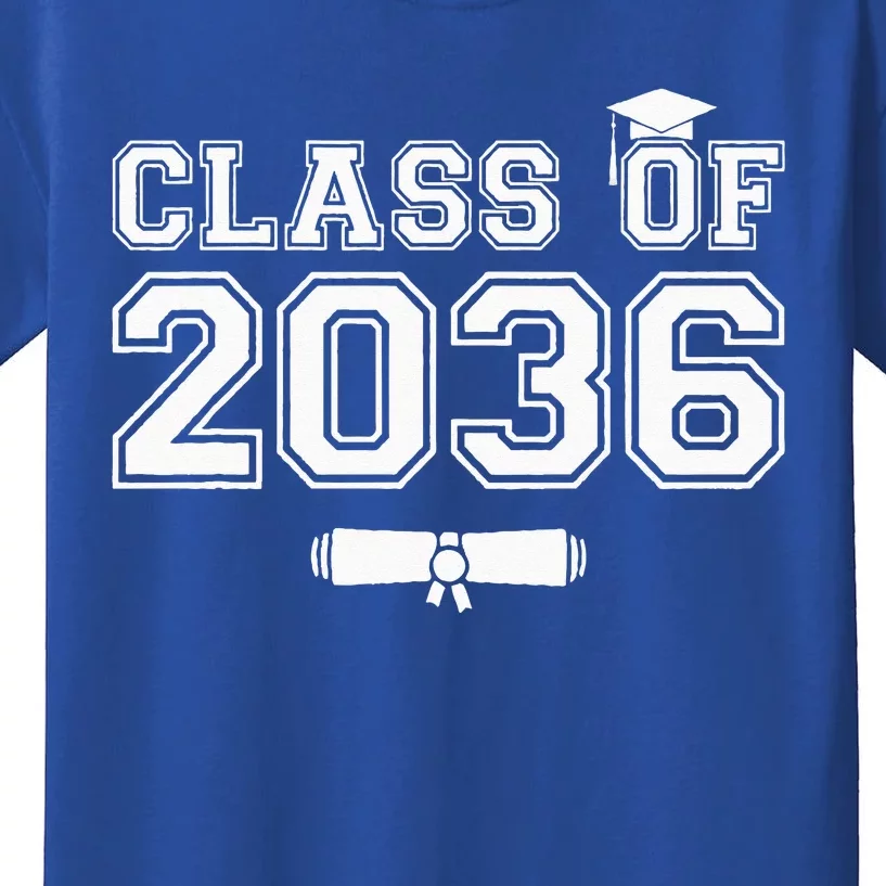 Class Of 2036 Grow With Me Kids T-Shirt