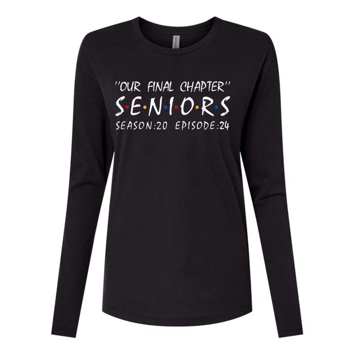 Class Of 2024 Senior Gifts Funny Seniors 2024 Womens Cotton Relaxed Long Sleeve T-Shirt