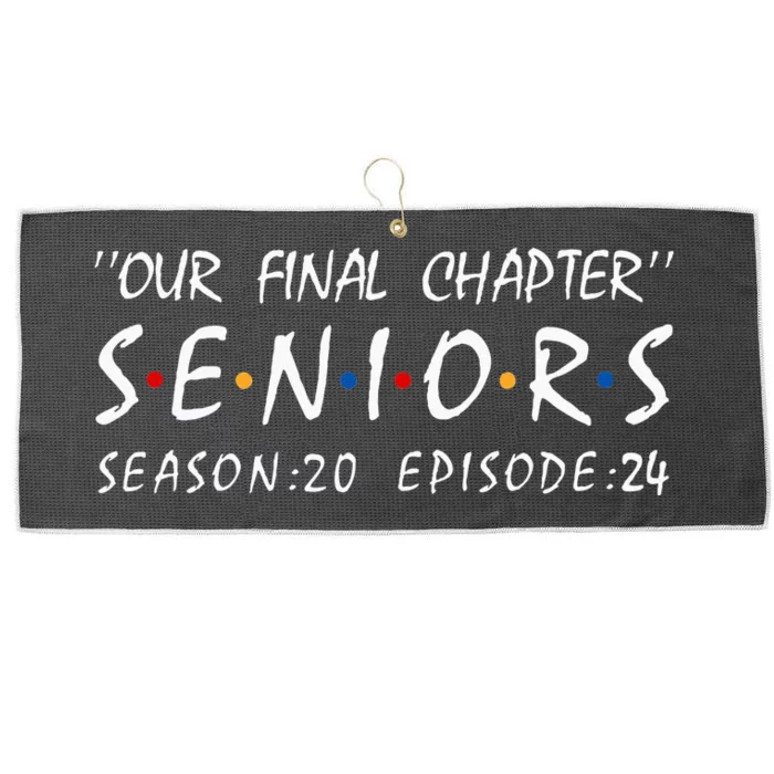 Class Of 2024 Senior Gifts Funny Seniors 2024 Large Microfiber Waffle Golf Towel