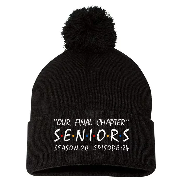 Class Of 2024 Senior Gifts Funny Seniors 2024 Pom Pom 12in Knit Beanie