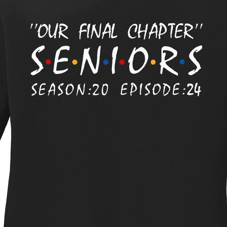 Class Of 2024 Senior Gifts Funny Seniors 2024 Ladies Long Sleeve Shirt