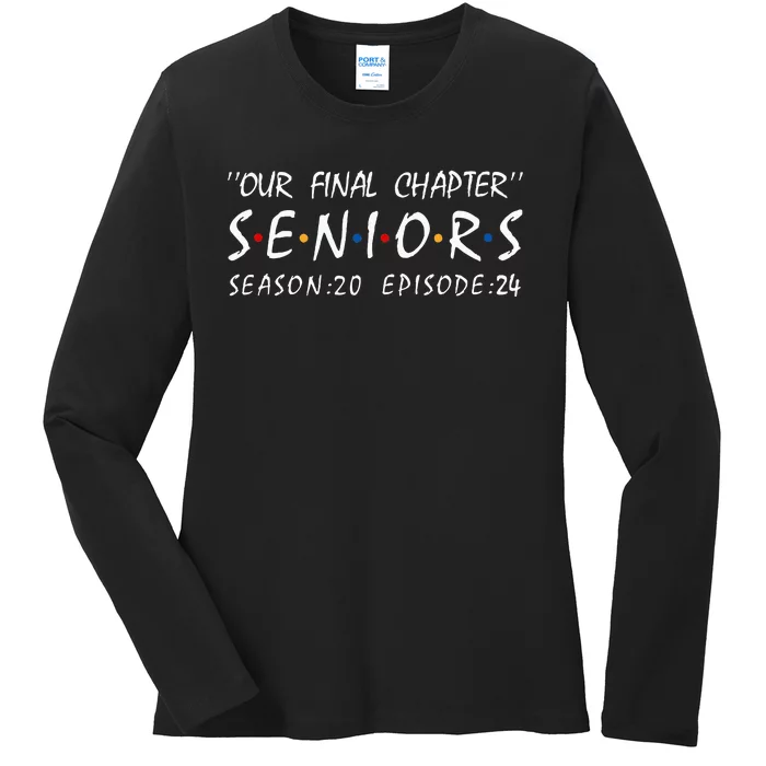 Class Of 2024 Senior Gifts Funny Seniors 2024 Ladies Long Sleeve Shirt