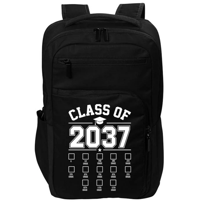 Class Of 2037 Grow With Me Checklist Kindergarten 12th Grade Impact Tech Backpack