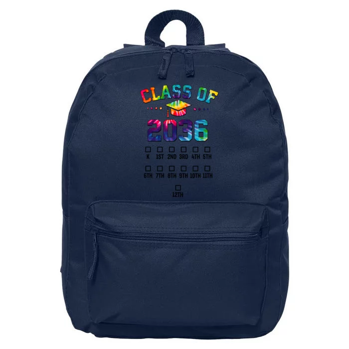 Class Of 2036 Grow With Me With Space For Checkmarks 16 in Basic Backpack