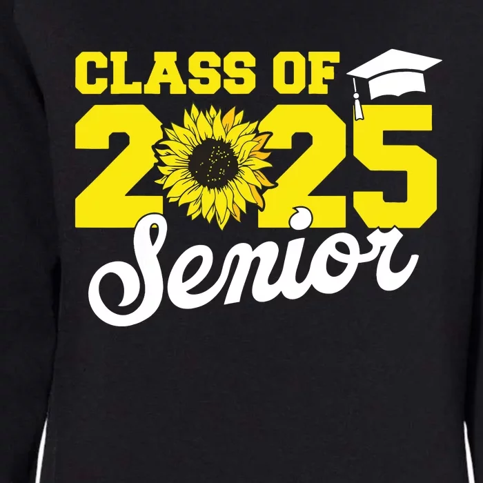 Class Of 2025 Senior 2025 Sunflower Back To School 2025 Girl Womens California Wash Sweatshirt