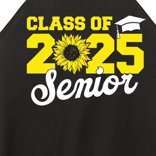 Class Of 2025 Senior 2025 Sunflower Back To School 2025 Girl Women’s Perfect Tri Rocker Tank