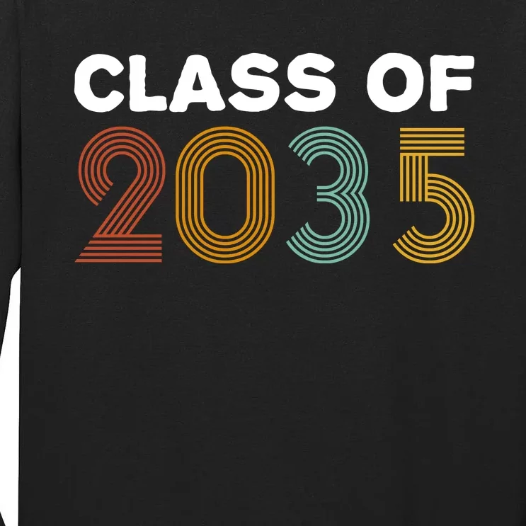 Class Of 2035 Retro Tall Long Sleeve T-Shirt