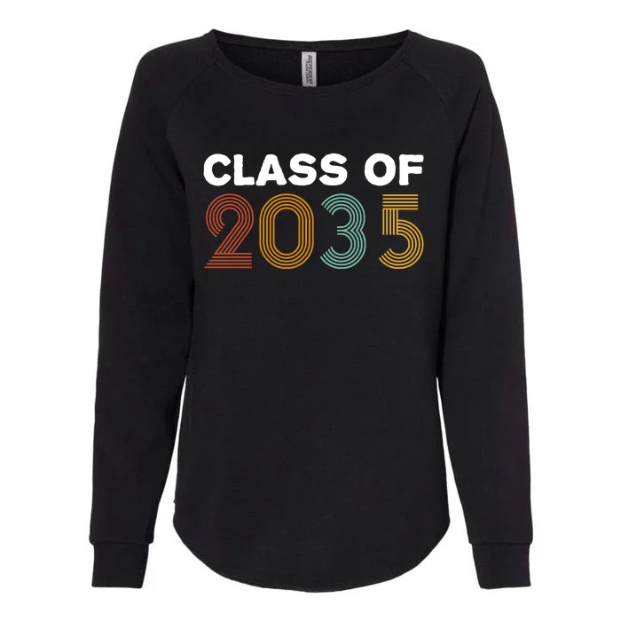 Class Of 2035 Retro Womens California Wash Sweatshirt