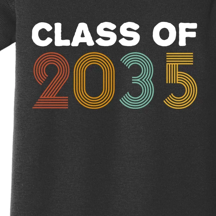 Class Of 2035 Retro Baby Bodysuit