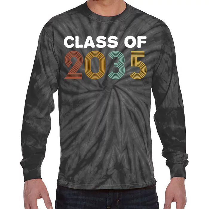 Class Of 2035 Retro Tie-Dye Long Sleeve Shirt