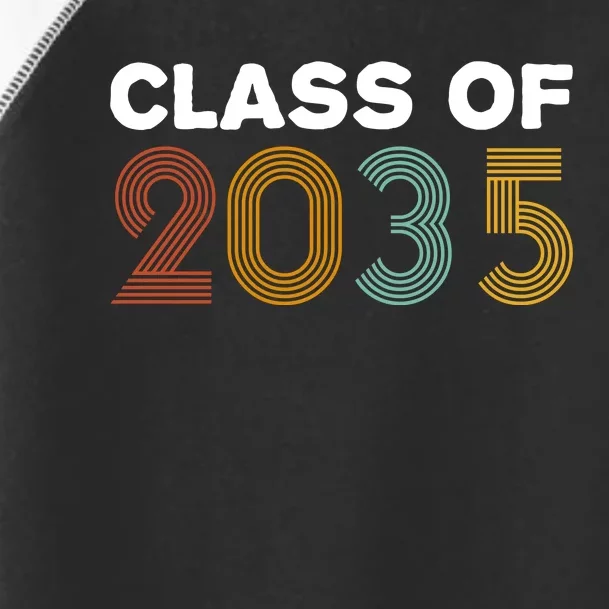 Class Of 2035 Retro Toddler Fine Jersey T-Shirt