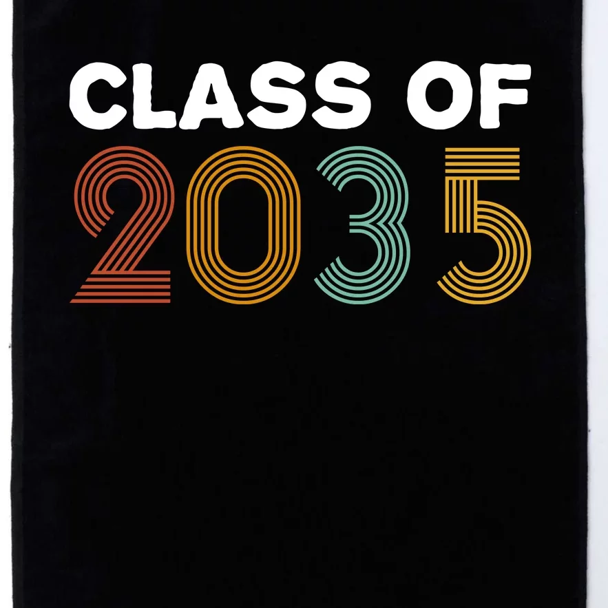 Class Of 2035 Retro Platinum Collection Golf Towel