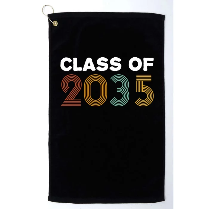 Class Of 2035 Retro Platinum Collection Golf Towel