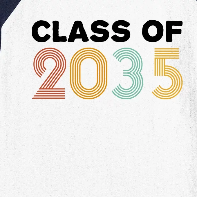 Class Of 2035 Retro Baseball Sleeve Shirt