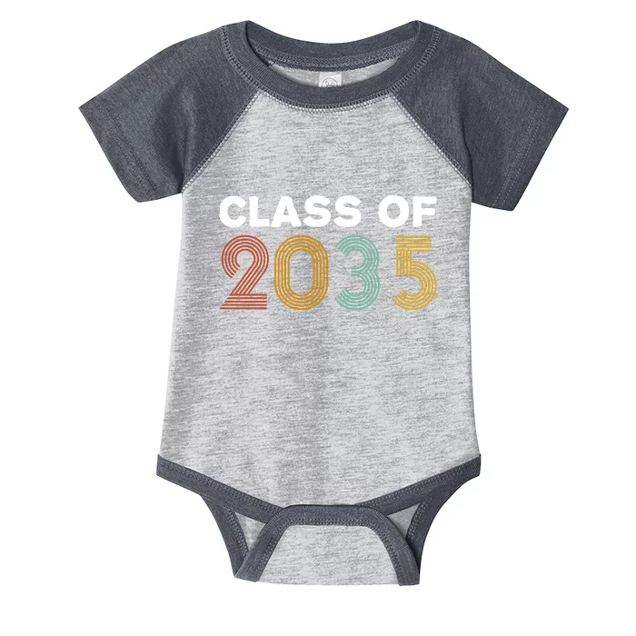 Class Of 2035 Retro Infant Baby Jersey Bodysuit