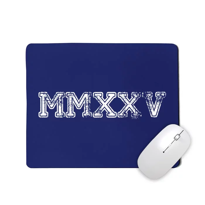 Class Of 2025 Mmxxv Graduation Spirit Vintage Senior 2025 Copy Mousepad