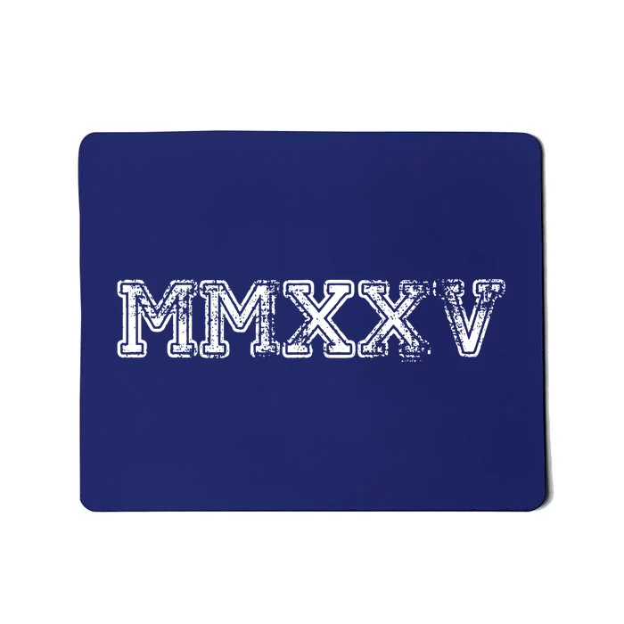 Class Of 2025 Mmxxv Graduation Spirit Vintage Senior 2025 Copy Mousepad