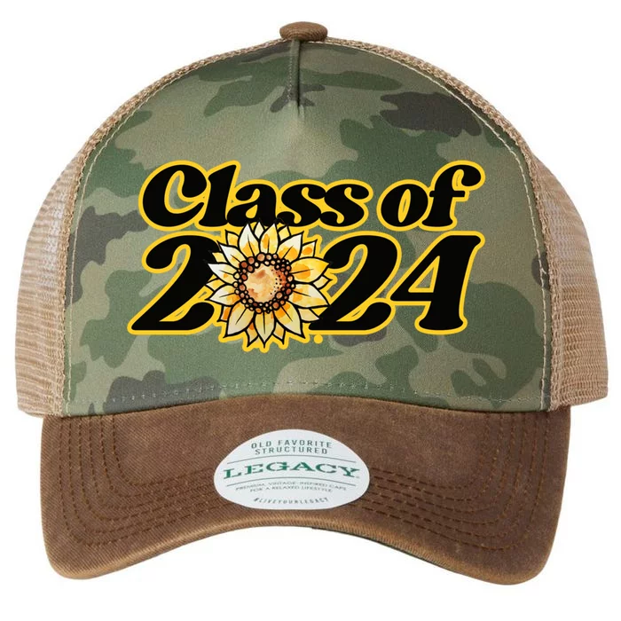 Class Of 2024 Sunflowers Gift Legacy Tie Dye Trucker Hat