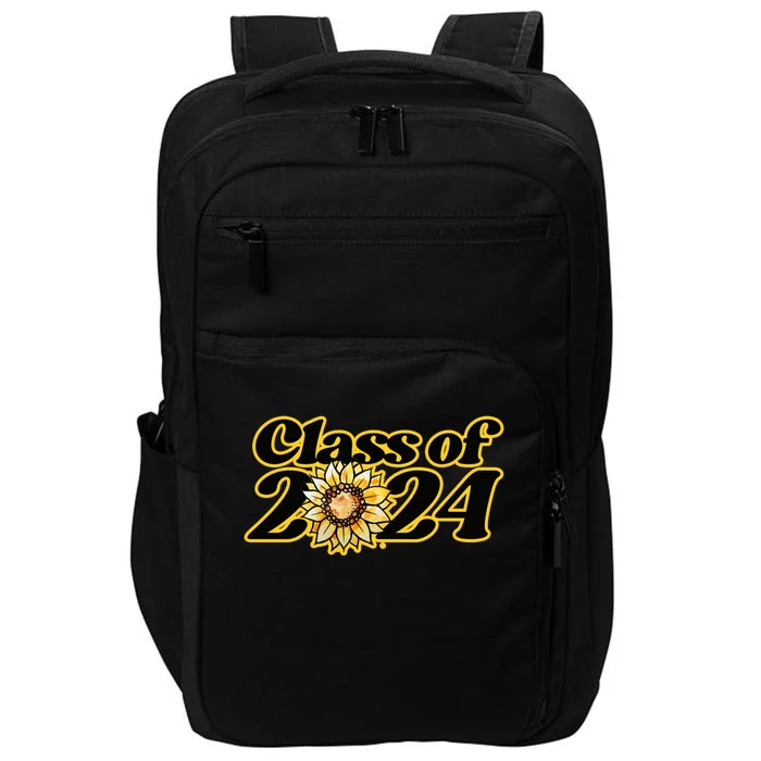 Class Of 2024 Sunflowers Gift Impact Tech Backpack