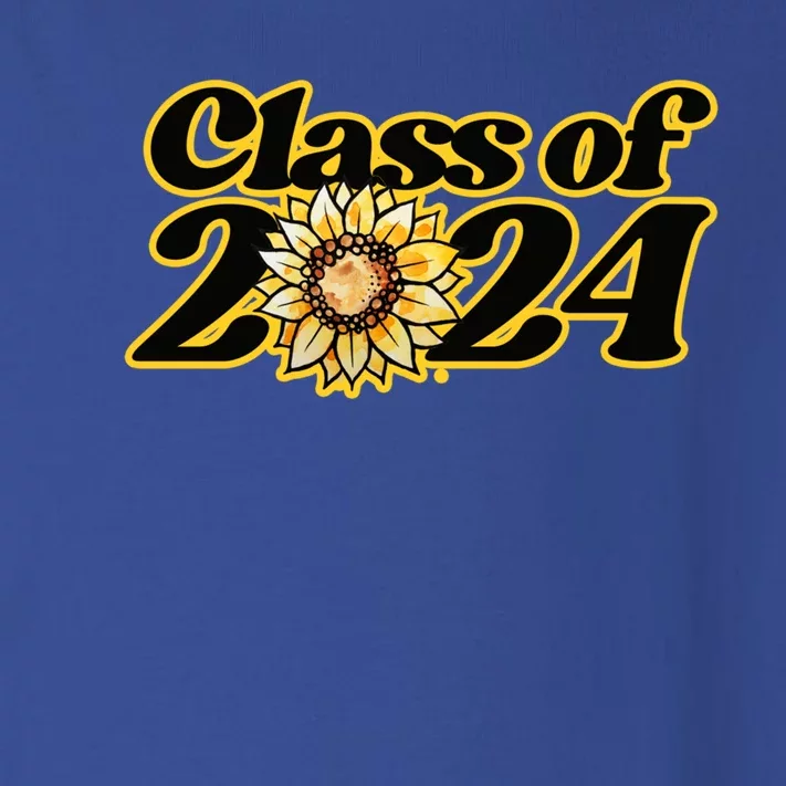 Class Of 2024 Sunflowers Gift Toddler Long Sleeve Shirt