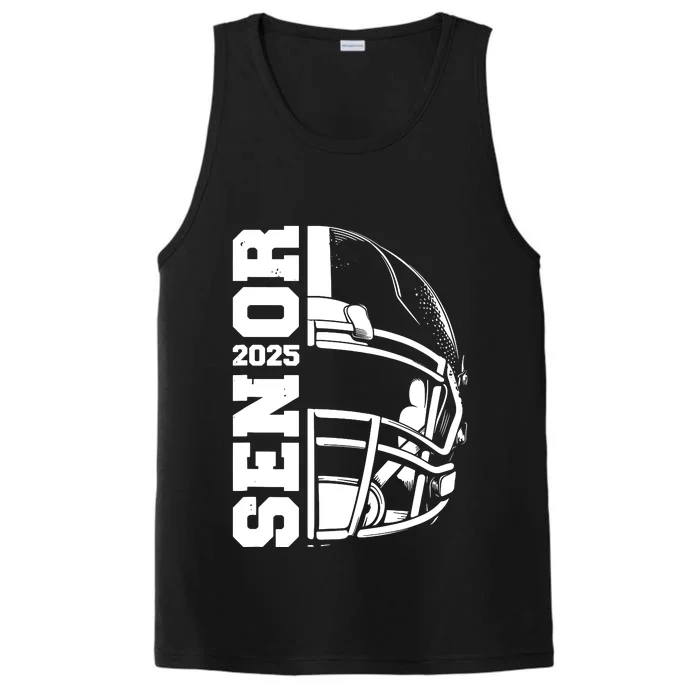 Class Of 2025 Senior 25 Football 2025 Graduation Party Performance Tank