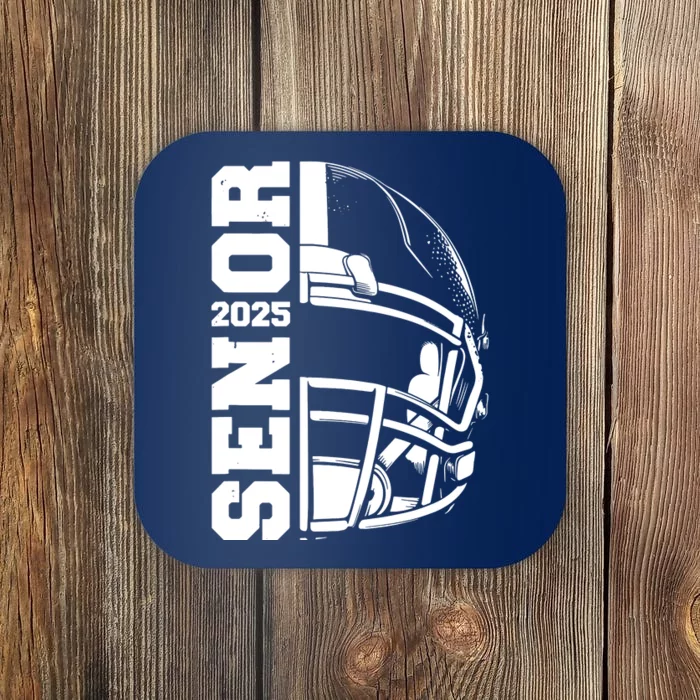 Class Of 2025 Senior 25 Football 2025 Graduation Party Coaster