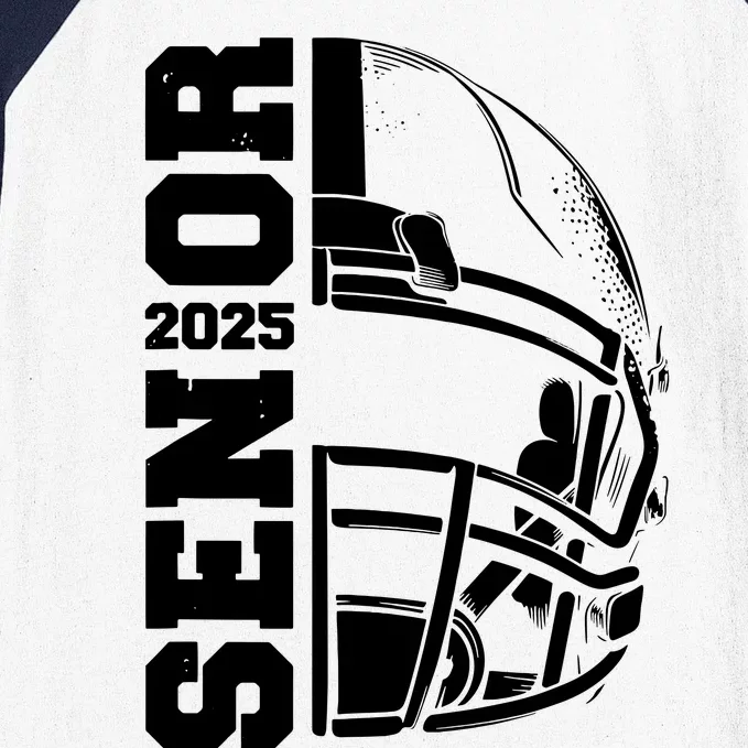 Class Of 2025 Senior 25 Football 2025 Graduation Party Baseball Sleeve Shirt