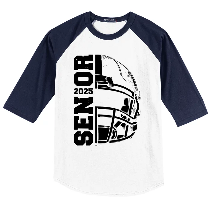 Class Of 2025 Senior 25 Football 2025 Graduation Party Baseball Sleeve Shirt