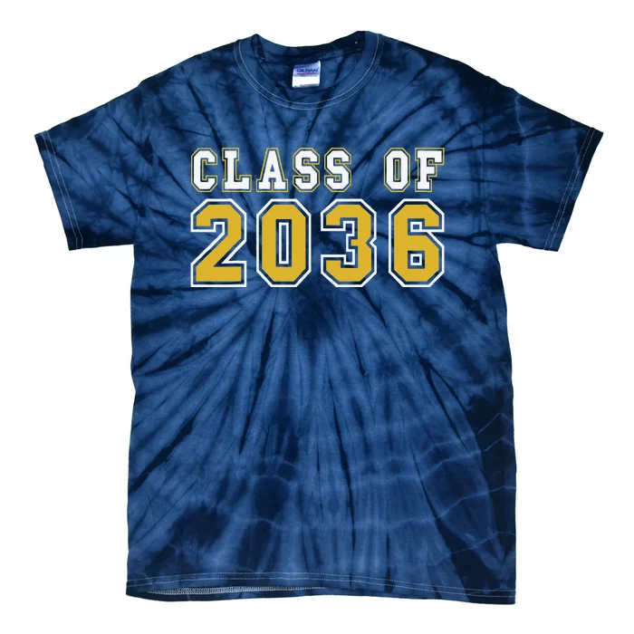 Class Of 2036 Graduation First Day Of Kindergarten PreK Tie-Dye T-Shirt