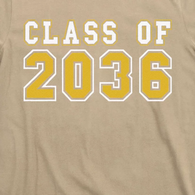 Class Of 2036 Graduation First Day Of Kindergarten PreK T-Shirt