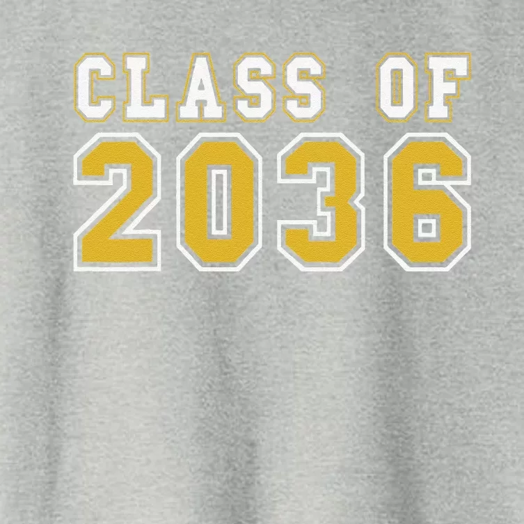 Class Of 2036 Graduation First Day Of Kindergarten PreK Women's Crop Top Tee