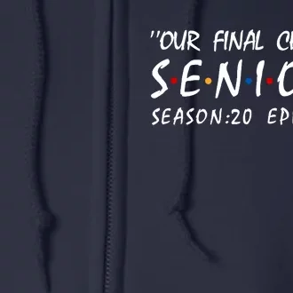 Class Of 2024 Senior Gifts Funny Seniors 2024 Full Zip Hoodie