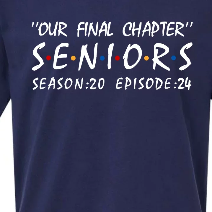 Class Of 2024 Senior Gifts Funny Seniors 2024 Sueded Cloud Jersey T-Shirt