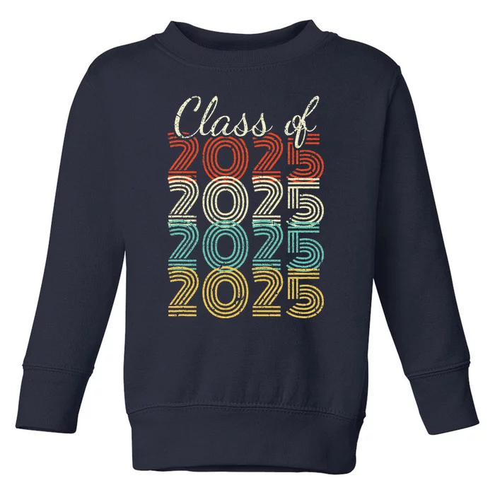 Class Of 2025 Senior 2025 Graduation Toddler Sweatshirt