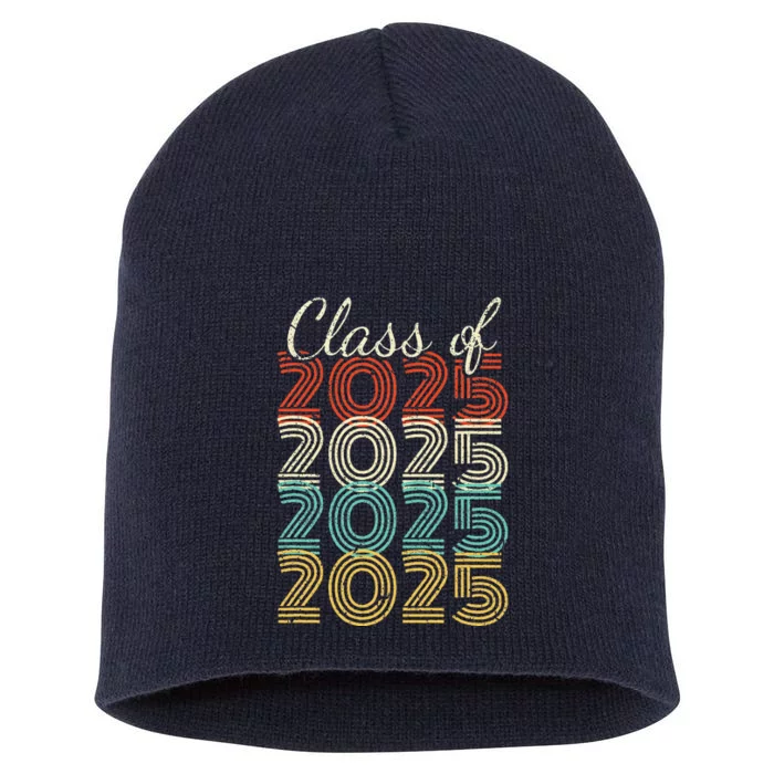 Class Of 2025 Senior 2025 Graduation Short Acrylic Beanie