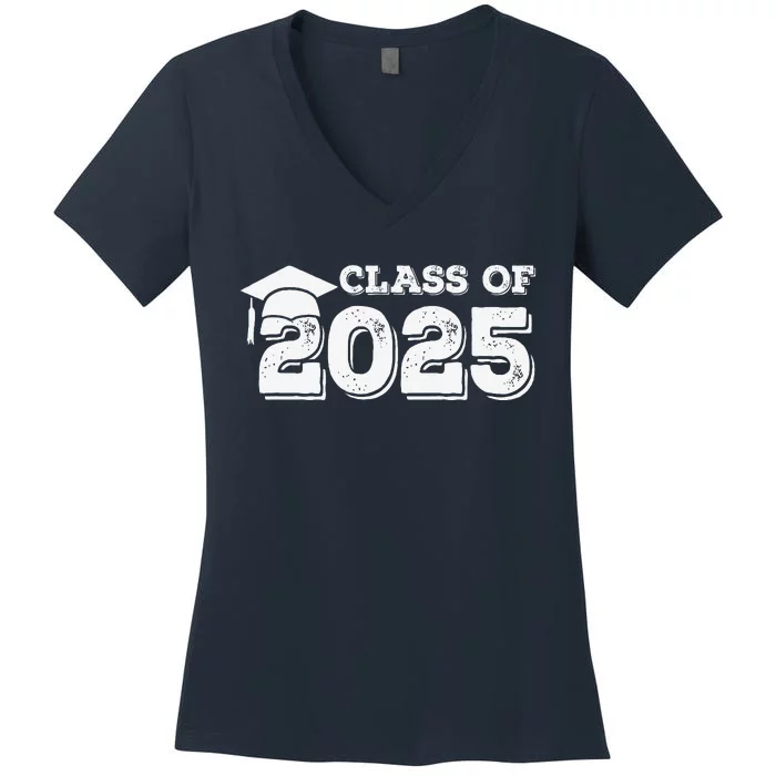 Class Of 2025 Senior Graduation 2025 Women's V-Neck T-Shirt