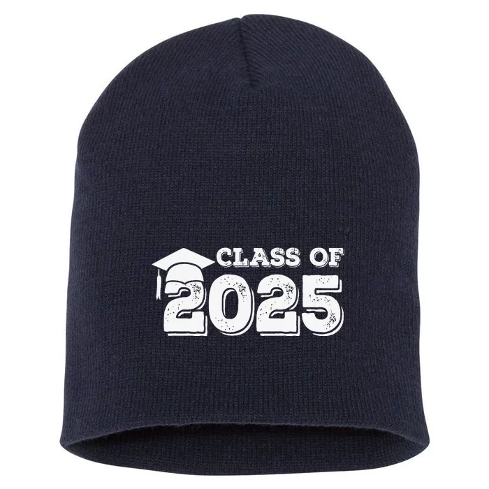 Class Of 2025 Senior Graduation 2025 Short Acrylic Beanie