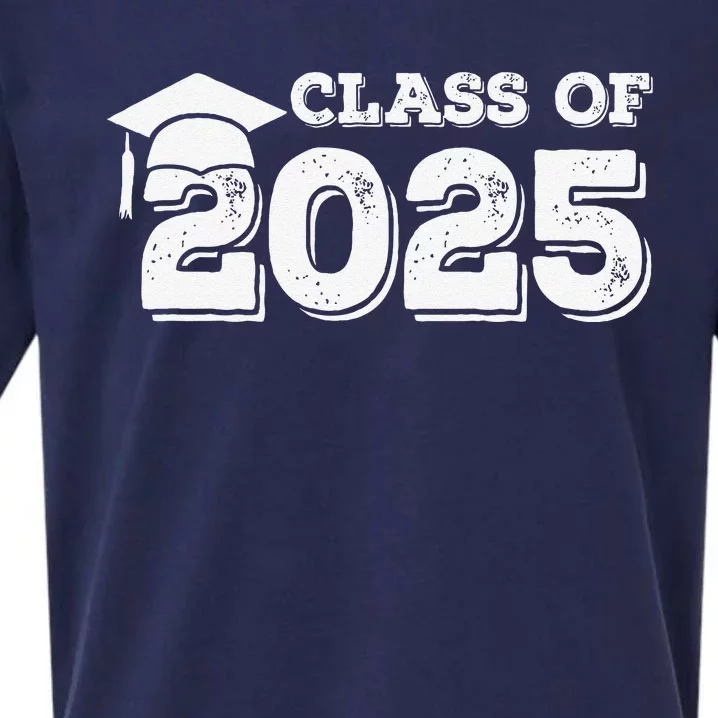 Class Of 2025 Senior Graduation 2025 Sueded Cloud Jersey T-Shirt