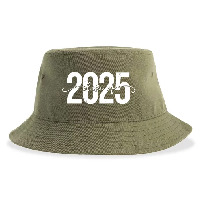 Class Of 2025 Vintage Graduation Sustainable Bucket Hat