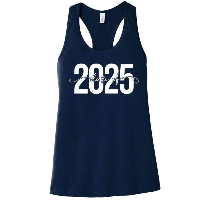 Class Of 2025 Vintage Graduation Women's Racerback Tank