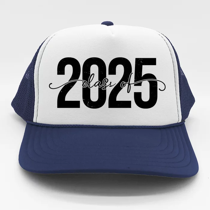 Class Of 2025 Vintage Graduation Trucker Hat