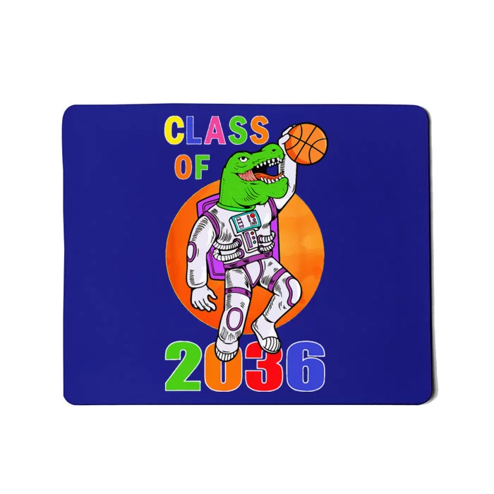 Class Of 2036 Grow With Me Astronaut Dinosaur TRex Space Mousepad