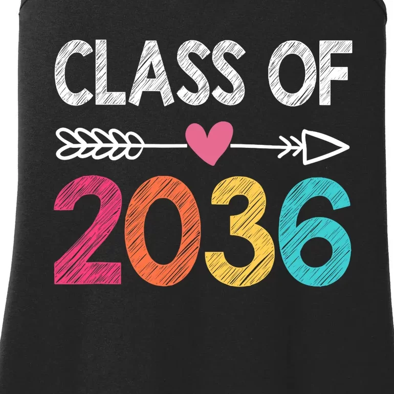 Class Of 2036 Pre-K Graduate Preschool Graduation Ladies Essential Tank