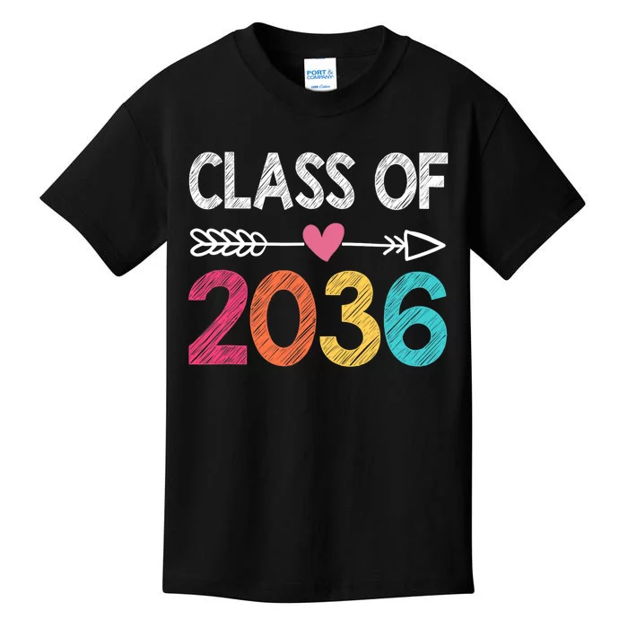 Class Of 2036 Pre-K Graduate Preschool Graduation Kids T-Shirt ...