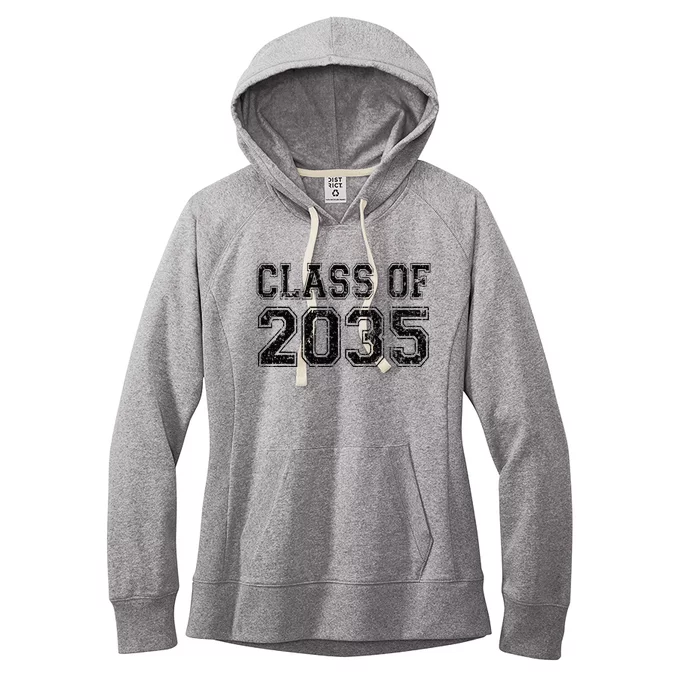 Class Of 2035 Grow With Me Graduation Vintage Women's Fleece Hoodie