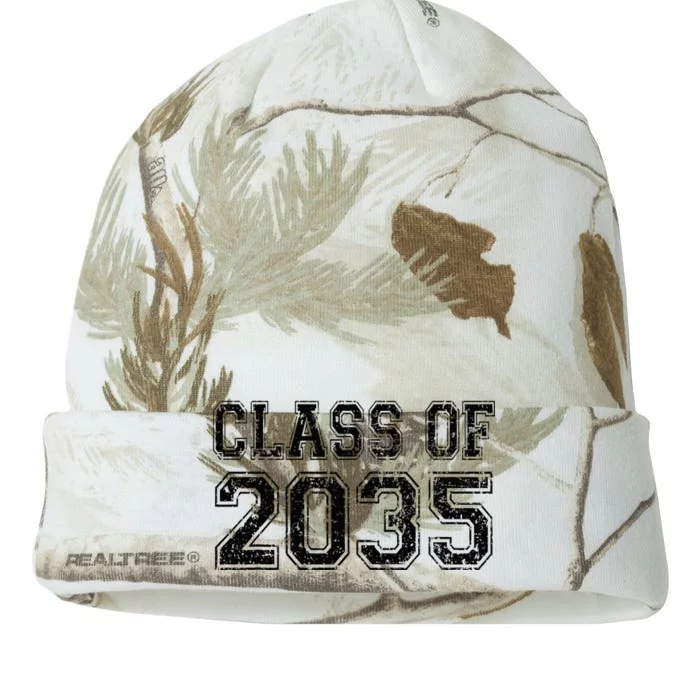 Class Of 2035 Grow With Me Graduation Vintage Kati - 12in Camo Beanie