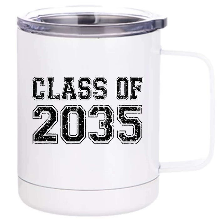 Class Of 2035 Grow With Me Graduation Vintage 12 oz Stainless Steel Tumbler Cup