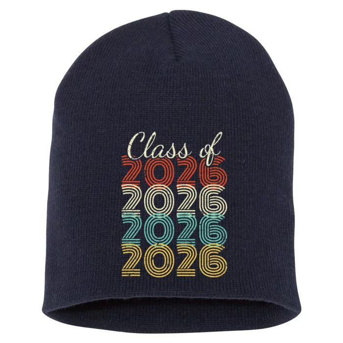 Class Of 2026 Senior 2026 Graduation Short Acrylic Beanie