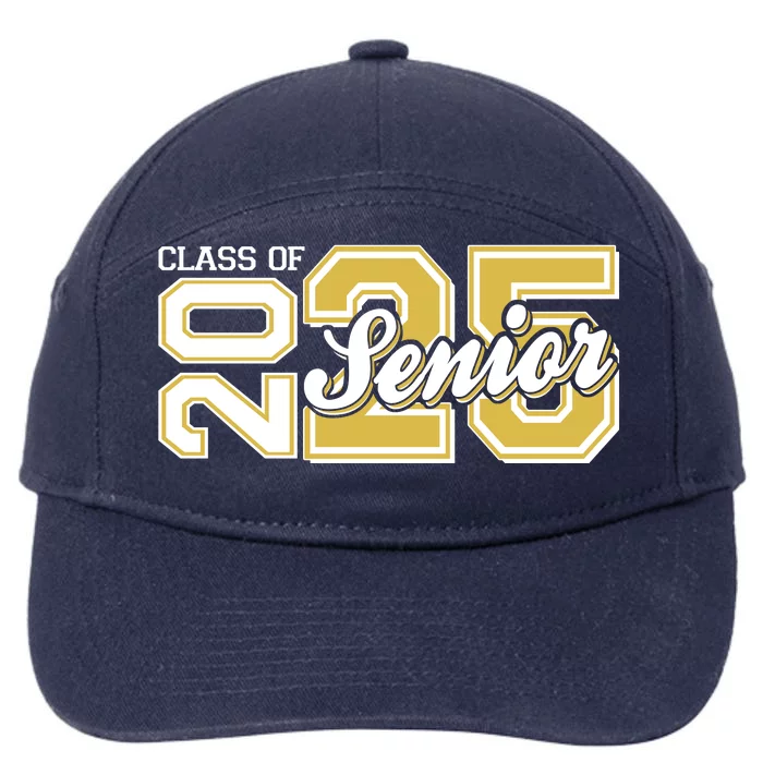 Class Of 2025 Senior Graduation 7-Panel Snapback Hat